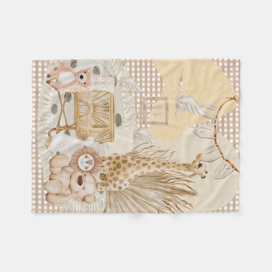 Couverture Polaire La crèche (Devant (Horizontal))