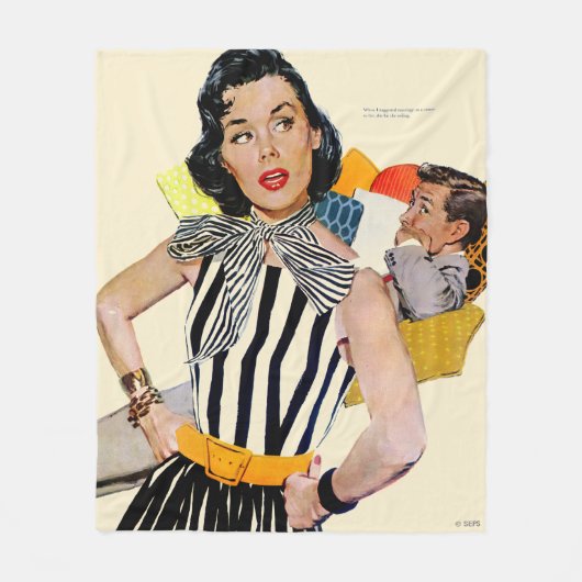 Couverture Polaire La Dame A Été Insultée 2 (Devant)