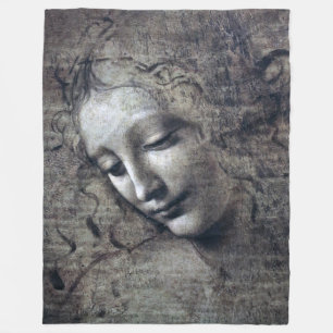 Couverture Polaire La Dame aux cheveux démoniaques, Léonard de Vinci