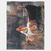 Couverture Polaire La Dame de Shalott, John William Waterhouse (Devant)