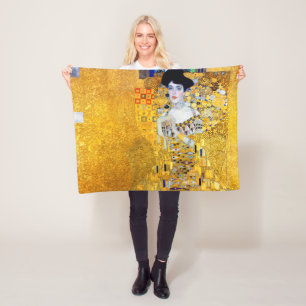 Couverture Polaire La Dame en or, Gustav Klimt