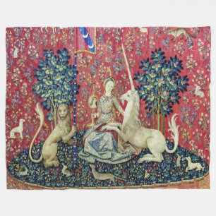 Couverture Polaire La Dame et la licorne, Vue