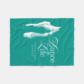 Couverture Polaire La danse est la vie (Devant (Horizontal))
