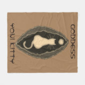 Couverture Polaire La déesse de Pussy Kat Yoni (Devant (Horizontal))