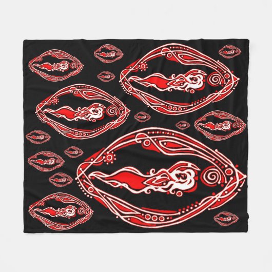 Couverture Polaire La déesse de Themis Yoni (Devant (Horizontal))