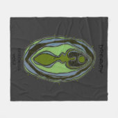 Couverture Polaire La déesse de Yoni (Devant (Horizontal))