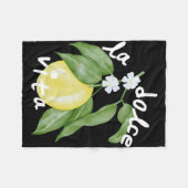 Couverture Polaire La Dolce Vita La Dolce Bride Italie Lemon Matching (Devant (Horizontal))