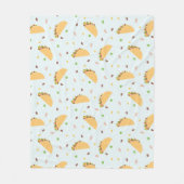 Couverture Polaire La faim du Motif de Tacos (Devant)