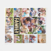 Couverture Polaire La famille est tout 15 Photo (Devant (Horizontal))