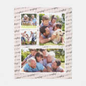 Couverture Polaire La famille, tout ce qu'est le collage photo (Devant)