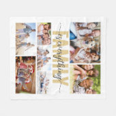 Couverture Polaire La famille, tout ce qu'est le collage photo (Devant (Horizontal))