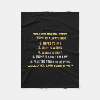 Couverture Polaire La ferme animale de Trump