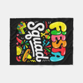Couverture Polaire La Fiesta Squad Cinco De Mayo Lets Fiesta Mexicain (Devant (Horizontal))