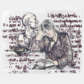 Couverture Polaire La fille lisant un livre (Devant (Horizontal))