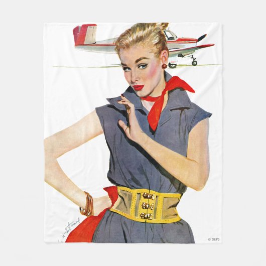 Couverture Polaire La fille qui a volé des avions (Devant)