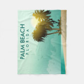 Couverture Polaire La Floride - illustration Editable (Devant)