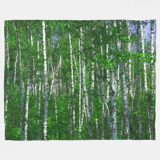 COUVERTURE POLAIRE LA FORÊT BLANCHE (Devant (Horizontal))