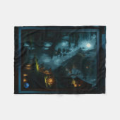 Couverture Polaire La forêt enchantée de Coi par Xzendor7 (Devant (Horizontal))