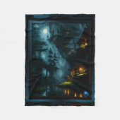 Couverture Polaire La forêt enchantée de Coi par Xzendor7 (Devant)