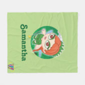 Couverture Polaire La forêt magique d'Alyssa (Devant (Horizontal))