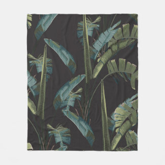 Couverture Polaire La forêt tropicale de la jungle. Plante exotique,