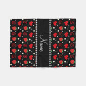 Couverture Polaire La fraise nommée personnalisée fleurit des remous (Devant (Horizontal))