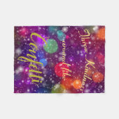 Couverture Polaire La gentillesse aiment l'ouatine de confettis (Devant (Horizontal))