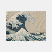 Couverture Polaire La Grande Vague au large de Kanagawa (Devant (Horizontal))
