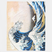 Couverture Polaire La Grande Vague au large de Kanagawa, Hokusai (Devant)