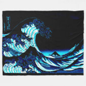 Couverture Polaire La Grande Vague Deep Blue (Devant (Horizontal))