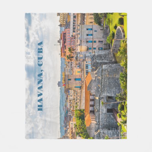 Couverture Polaire La Havane CUBA (Devant)