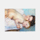 Couverture Polaire La jeune mère, Cassatt (Devant (Horizontal))