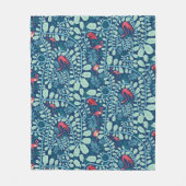 Couverture Polaire La jungle luxuriante du Flamant rose (Devant)