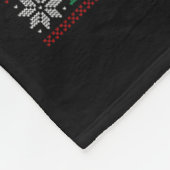 Couverture Polaire La La Donald Trump Potus 47 Swea de Noël laid (Coin)