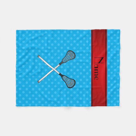 Couverture Polaire La lacrosse nommée faite sur commande colle le (Devant (Horizontal))