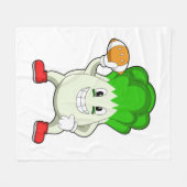 Couverture Polaire La laitue au football (Devant (Horizontal))