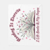 Couverture Polaire La Lecture Est L'Exercice... (Devant)