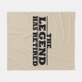 Couverture Polaire La légende a retiré de drôles citations de retrait (Devant (Horizontal))