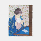 Couverture Polaire La Lettre, Mary Cassatt (Devant)