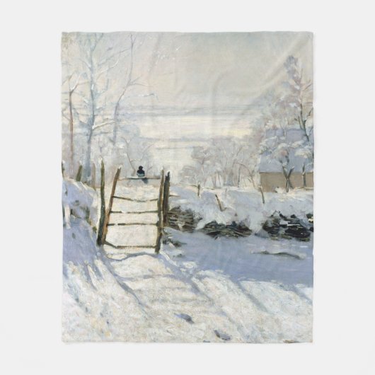 Couverture Polaire La Magpie, Monet (Devant)