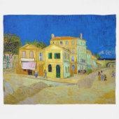 Couverture Polaire La Maison Jaune, Van Gogh (Devant (Horizontal))