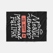 Couverture Polaire La Maladie N'Est Pas Un Échec Personnel (Devant (Horizontal))