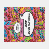 Couverture Polaire La meilleure bande dessinée Cool de tante Tante Ro (Devant (Horizontal))