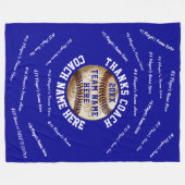 Couverture Polaire La meilleure extrémité des cadeaux de saison de (Devant (Horizontal))