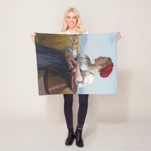 Couverture Polaire La moissonneuse, Bouguereau (En situation)