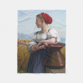 Couverture Polaire La moissonneuse, Bouguereau (Devant)