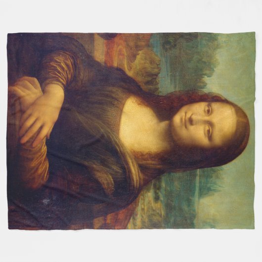 Couverture Polaire La Mona Lisa (Devant (Horizontal))