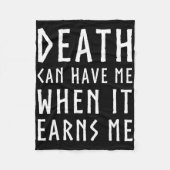 Couverture Polaire La Mort Peut M'Avoir Quand Il M'Obtient Une Vidéo  (Devant)