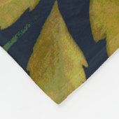 Couverture Polaire La Mousse Rouge Dans Le Jardin De Nuit (Coin)