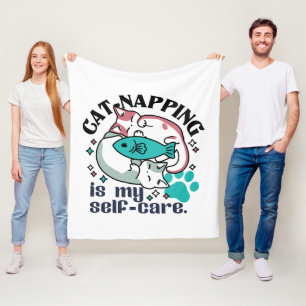 Couverture Polaire La Nappage De Chats Est Mon Soin Personnel : Chats